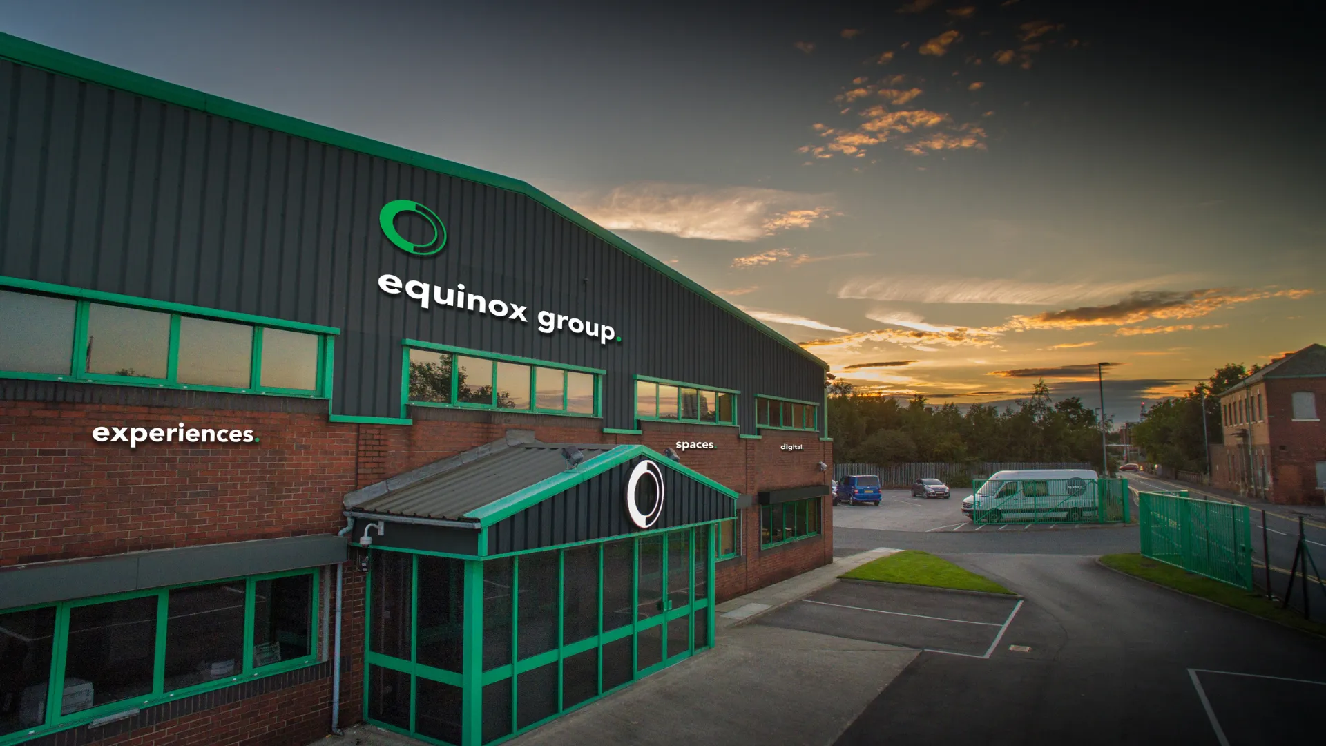 Outside view of Equinox Group headquarters in Leeds, United Kingdom